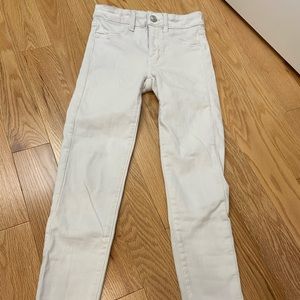 White American eagle skinny jeans in 00 short